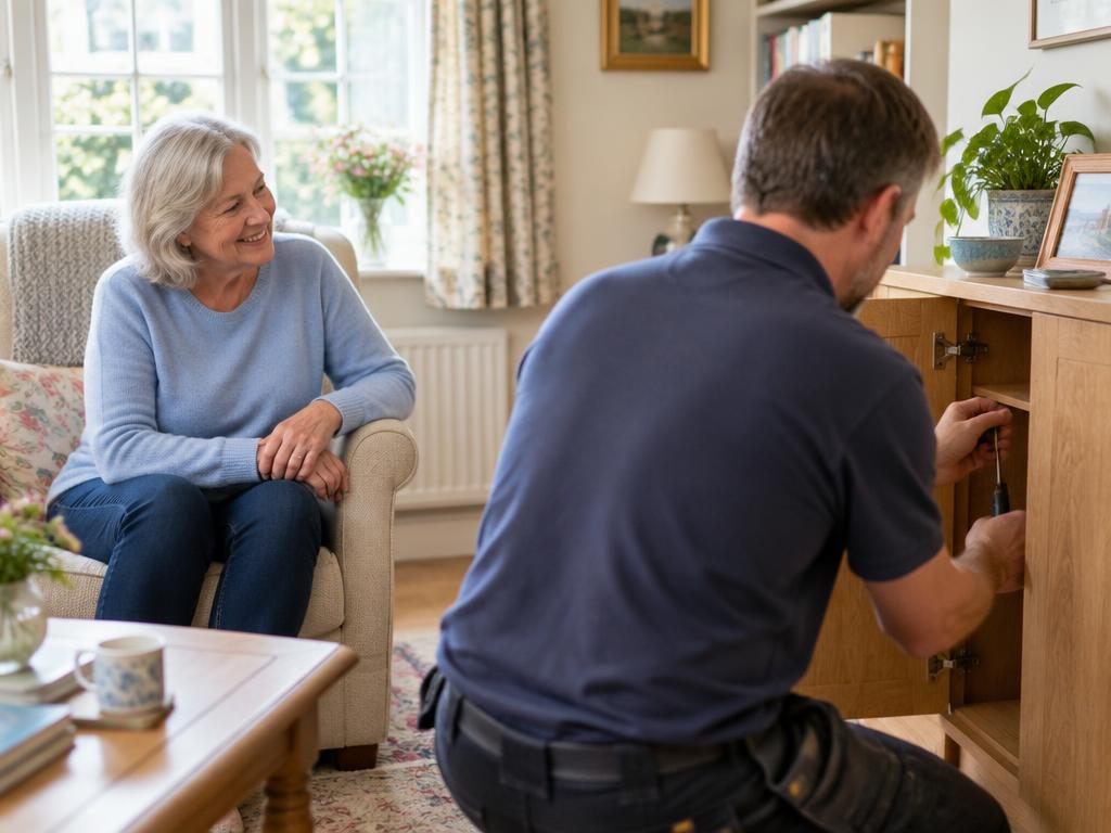A helping hand service example