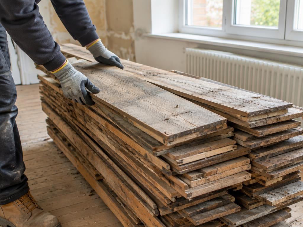 Wood removal service example